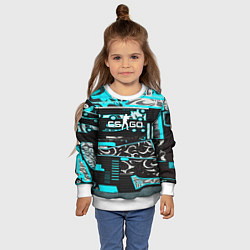 Свитшот детский CSGO winter sport, цвет: 3D-белый — фото 2