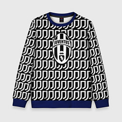 Свитшот детский Juventus fc pattern, цвет: 3D-синий