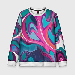 Детский свитшот Эбру краска