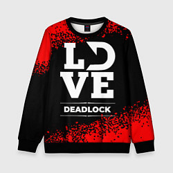 Свитшот детский Deadlock love классика, цвет: 3D-черный