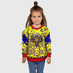 Свитшот детский Империя России краски, цвет: 3D-красный — фото 2