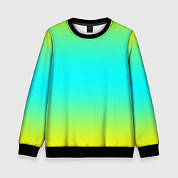 Детский свитшот Кислотный градиент абстракция
