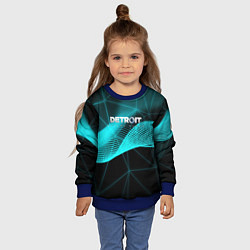 Свитшот детский Detroit become human games, цвет: 3D-синий — фото 2