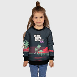 Свитшот детский GTA tropix game, цвет: 3D-черный — фото 2