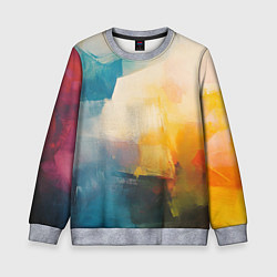 Детский свитшот Живопись мазками