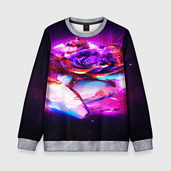 Детский свитшот Неоновые абстракция краски