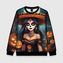 Детский свитшот Страшилки ведьмочка