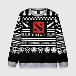 Свитшот детский Dota pattern game, цвет: 3D-меланж