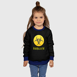 Свитшот детский Resident Evil biohazard, цвет: 3D-синий — фото 2