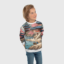 Свитшот детский Корея эпоха чосон, цвет: 3D-белый — фото 2