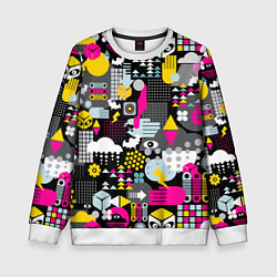 Детский свитшот Цветной абстрактный паттерн