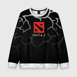 Свитшот детский DOTA2 земля, цвет: 3D-белый