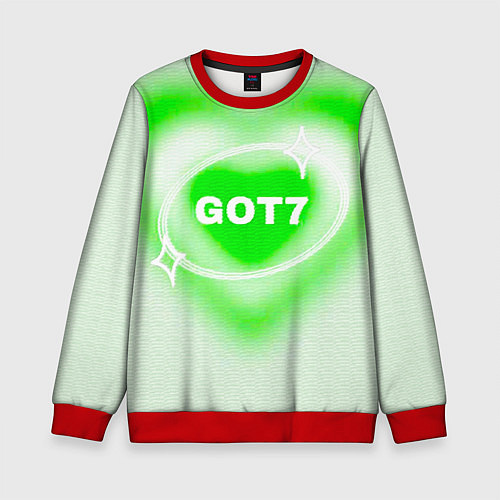 Детский свитшот Got7 сердце / 3D-Красный – фото 1