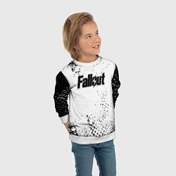 Свитшот детский Fallout game краски, цвет: 3D-белый — фото 2
