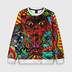 Детский свитшот Мексиканский стиль психоделика