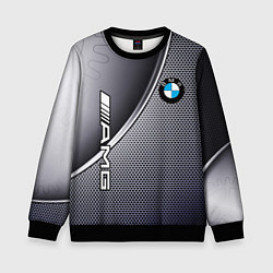 Свитшот детский BMW metalic auto metal, цвет: 3D-черный