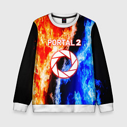 Свитшот детский Portal битва огней, цвет: 3D-белый