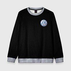 Свитшот детский Volkswagen logo auto, цвет: 3D-меланж