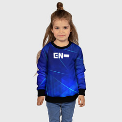 Свитшот детский Enhypen blue poly, цвет: 3D-черный — фото 2