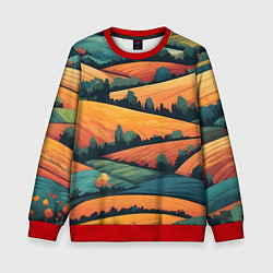 Детский свитшот Поля луга