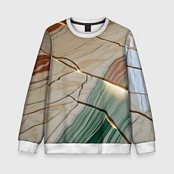 Детский свитшот Светящийся мрамор