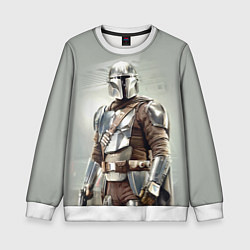 Свитшот детский The Mandalorian - Din Djarin, цвет: 3D-белый