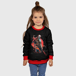 Свитшот детский Дин Джарин - Мандалорец, цвет: 3D-красный — фото 2
