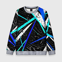 Детский свитшот Разноцветные праздничные линии