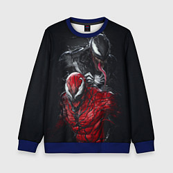 Свитшот детский Venom and Carnage, цвет: 3D-синий