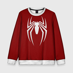 Свитшот детский SpiderMan - logo, цвет: 3D-белый