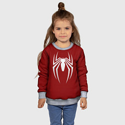 Свитшот детский SpiderMan - logo, цвет: 3D-меланж — фото 2