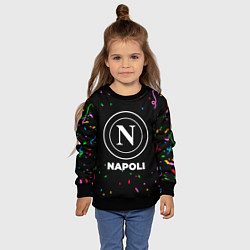 Свитшот детский Napoli конфети, цвет: 3D-черный — фото 2