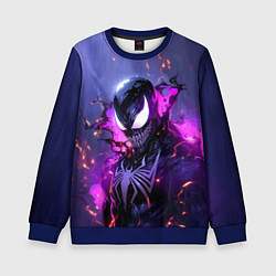 Свитшот детский Neon Venom - Rain, цвет: 3D-синий