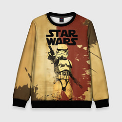 Свитшот детский Звездные войны - клон, цвет: 3D-черный