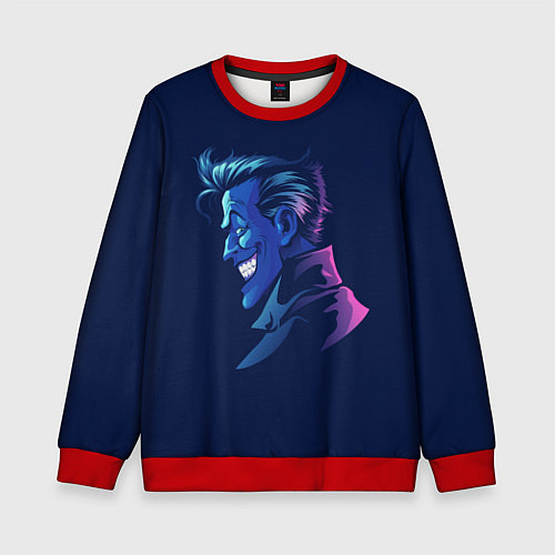 Детский свитшот Joker gradient / 3D-Красный – фото 1