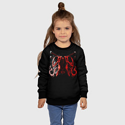 Свитшот детский Double Deadpool, цвет: 3D-черный — фото 2