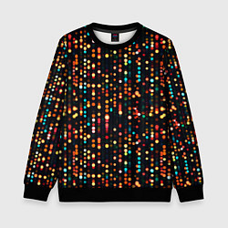 Детский свитшот Мерцающие новогодние гирлянды