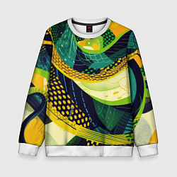 Детский свитшот Змеиный паттерн