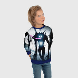 Свитшот детский Venom in the forest, цвет: 3D-синий — фото 2