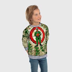 Свитшот детский Бостонские кельты, цвет: 3D-меланж — фото 2