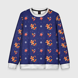 Детский свитшот Сладости и снег