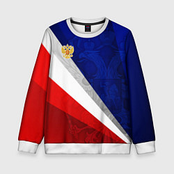 Детский свитшот Герб России - триколор
