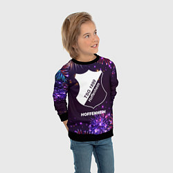 Свитшот детский Праздничный Hoffenheim, цвет: 3D-черный — фото 2