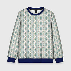 Детский свитшот Вертикальный узор с геометрическим рисунком