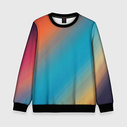 Детский свитшот Сине-оранжевый градиент