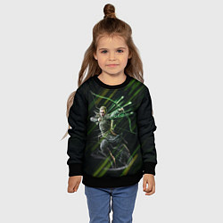 Свитшот детский Леголас - Властелин колец, цвет: 3D-черный — фото 2