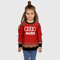 Свитшот детский Audi new year, цвет: 3D-черный — фото 2