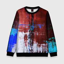 Детский свитшот Ржавчина красно-белая