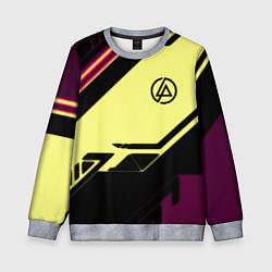 Свитшот детский Linkin park geometry steel, цвет: 3D-меланж
