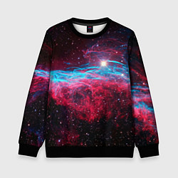 Свитшот детский Uy scuti star - neon space, цвет: 3D-черный